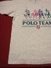 VTG 90s Galt Sand Polo Team Graphic Tshirt XL Gray Heather Made In USA