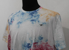 Hollister Must Have Collection Sz XXL Tie Dye Rainbow T shirt