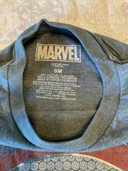 Marvel Captain America Men’s Distressed Graphic Print T-Shirt Small NWT