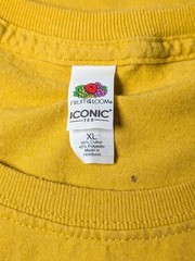 Men’s XL Beastie Boys 70’s Cop Sabotage Video Inspired Yellow Band Brass Monkey