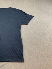 Crazy Dog Fishing T-shirt Men L Gray Blue Can’t Work Today, My Arm is in a Cast