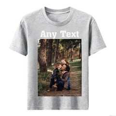 Personalized Casual T-Shirt with Custom Logo Pattern – Soft Tee for Men Women