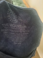 The Mountain Wolf T-Shirt Mens 2XL Tie Dyed Lunar Energy Yin Yang Power Rock