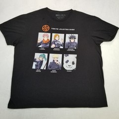 BoxLunch Jujutsu Kaisen Tokyo Jujutsu High Black Graphic T-Shirt Size 2XL Casual