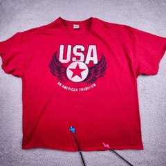 Graphic T-Shirt Bundle Mens 3XL Military Patriotic Veteran Grunge Streetwear 5pc