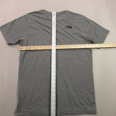 The North Face Men’s Gray Graphic Logo Slim Fit Short Sleeve Pocket T-Shirt Size