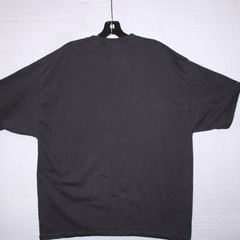 Hanes Mens Short Sleeve Beefy Plain Black Cotton Crew Neck Blank T-Shirt