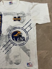Vintage Michigan Wolverines Shirt Mens Large 90s University Football Sports AOP