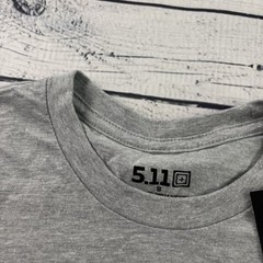 NEW 5.11 Tactical Logo Short Sleeve T Shirt Men’s Small Heather Grey
