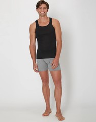 Hanes Tank 6-Pack Ultimate ComfortSoft Dyed Tagless Wicking Cool Comfort Ribbed