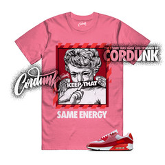 Air Max 90 Peony Light Crimson Team White Valentines Day 2026 T Shirt ENERGY