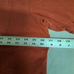3 Shirt Lot-Duluth Mens Short Sleeve Cotton Crew Neck Redhead Henley Shirt Pockt