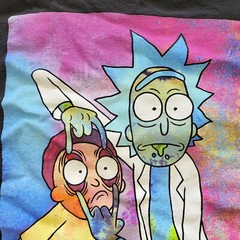 Rick & Morty T-Shirt Mens XL Black Adult Swim Comedy Funny Ripple Junction Flaw