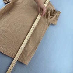 Non Stock Knitting Mills T Shirt Mens Medium Tan Knit Cotton Crewneck Retro