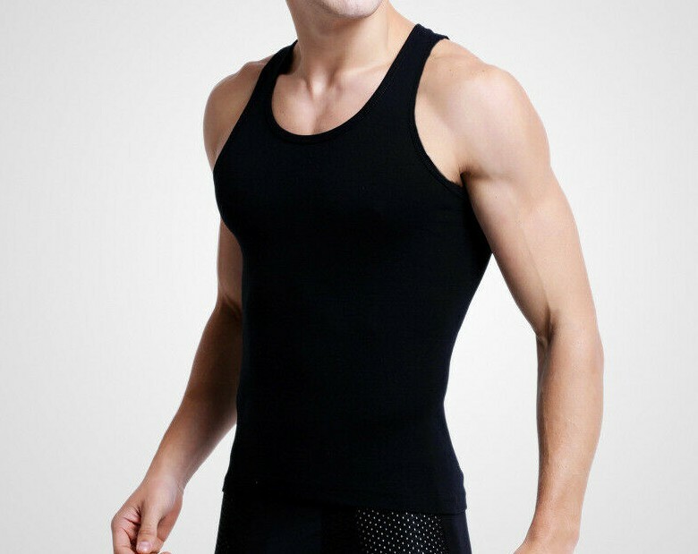 MENS VESTS 100% Cotton TANK TOP SUMMER TRAINING GYM TOPS PACK PLAIN S-4XL