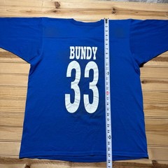 Vintage 90s Al Bundy #33 Polk High School TV Sitcom Football Jersey Shirt Large