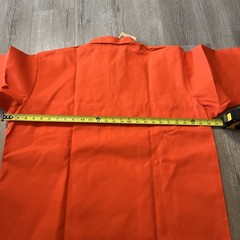 Ben Davis 1/4 Zip Shirt Orange Mens Size XL classic work skate NWT