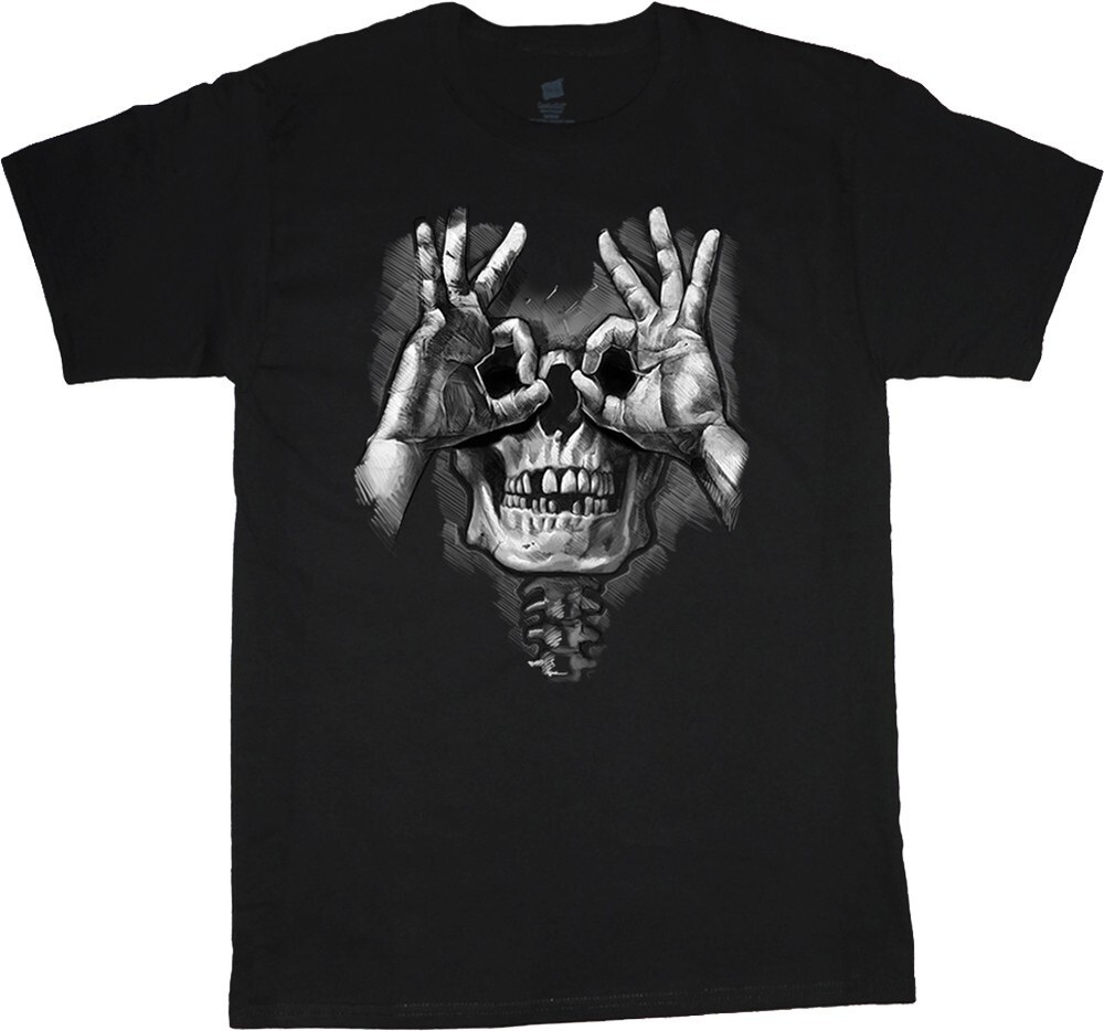 Skull T-shirt Mens Graphic Tees Skeleton Clothing Apparel Skulls Accessories