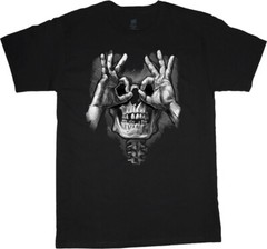 Skull T-shirt Mens Graphic Tees Skeleton Clothing Apparel Skulls Accessories