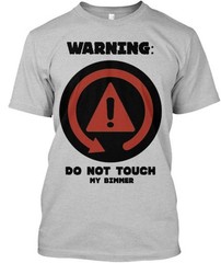 Warning Do Not Touch My Bimmer T-Shirt Made in the USA Size S to 5XL