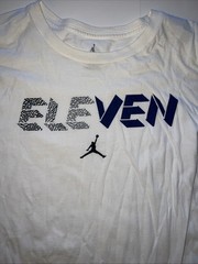 Air Jordan 11 White T-Shirt Basketball Print size XXXL 3x Brand