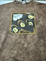 The Beatles Band Liquid Blue Tag Rubber Soul Band Tour Tee Shirt – Mens Size XL