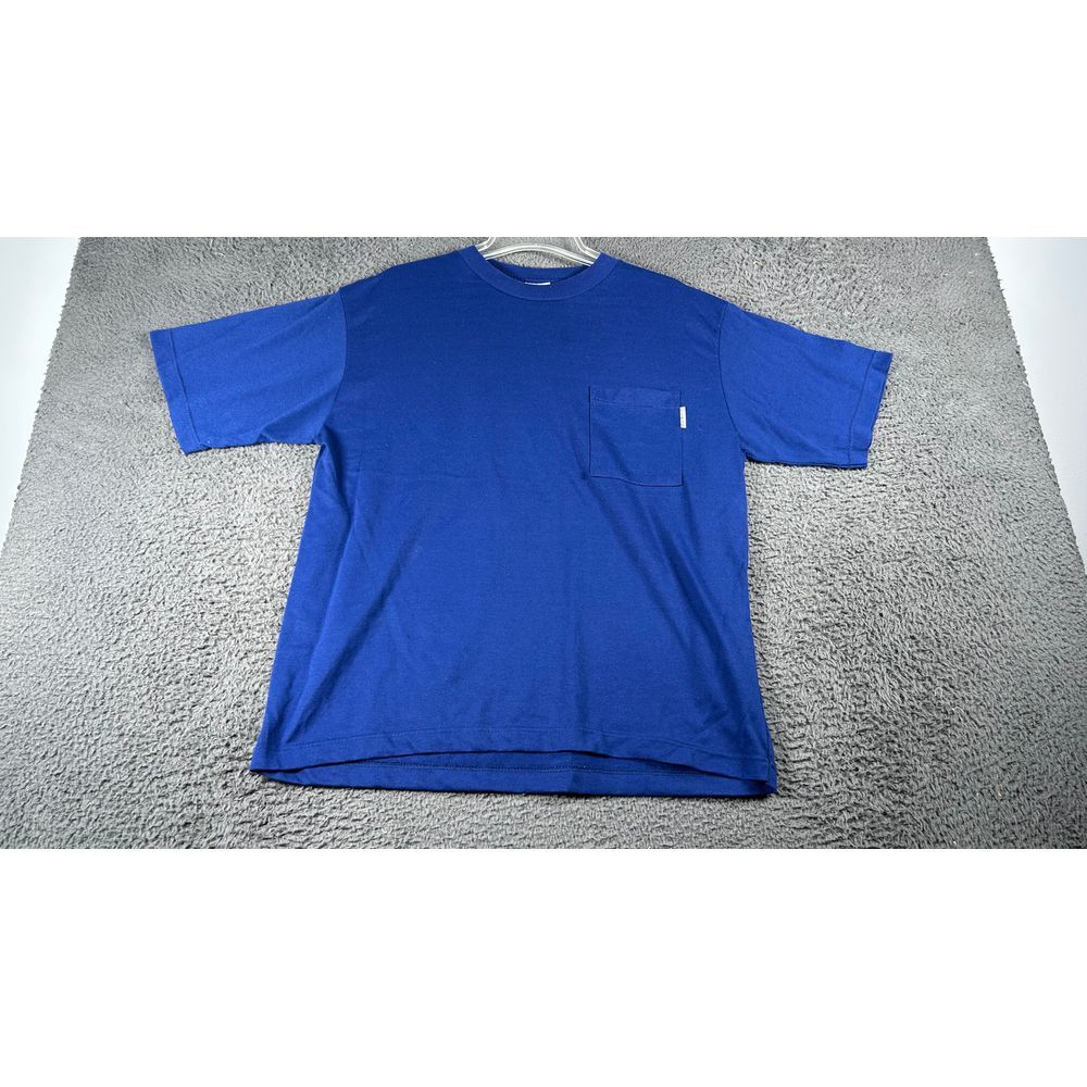 Classic II Men’s Royal Blue Pocket T-Shirt Made in USA XL Casual Cotton Basic T
