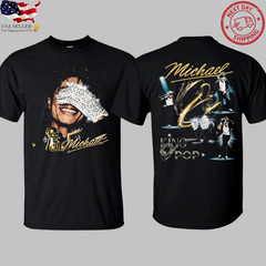 Michael Jackson King Of Pop Shirt Retro Vintage Graphic Tee