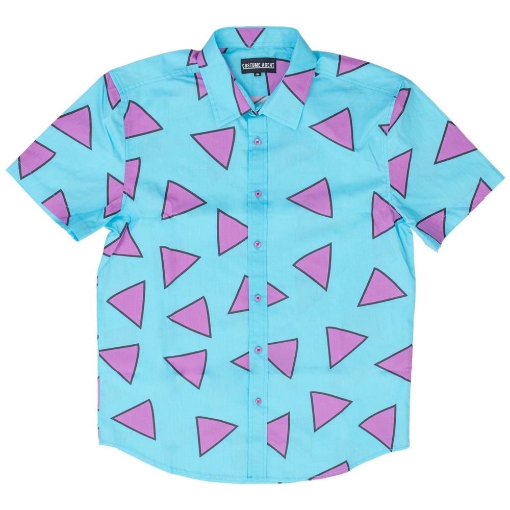 Adult Unisex 90’s Modern Life Button Down Shirt Perfect for Halloween Cosplay