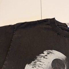 Vintage Y2k Darth Vader T Shirt Mens XL Black AOP Star Wars
