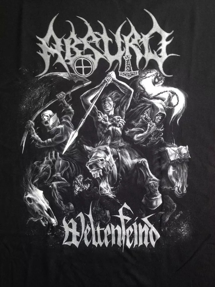 Vtg Absurd Band Gift For Friends Black T-Shirt Cotton All Size S-345XL IA22