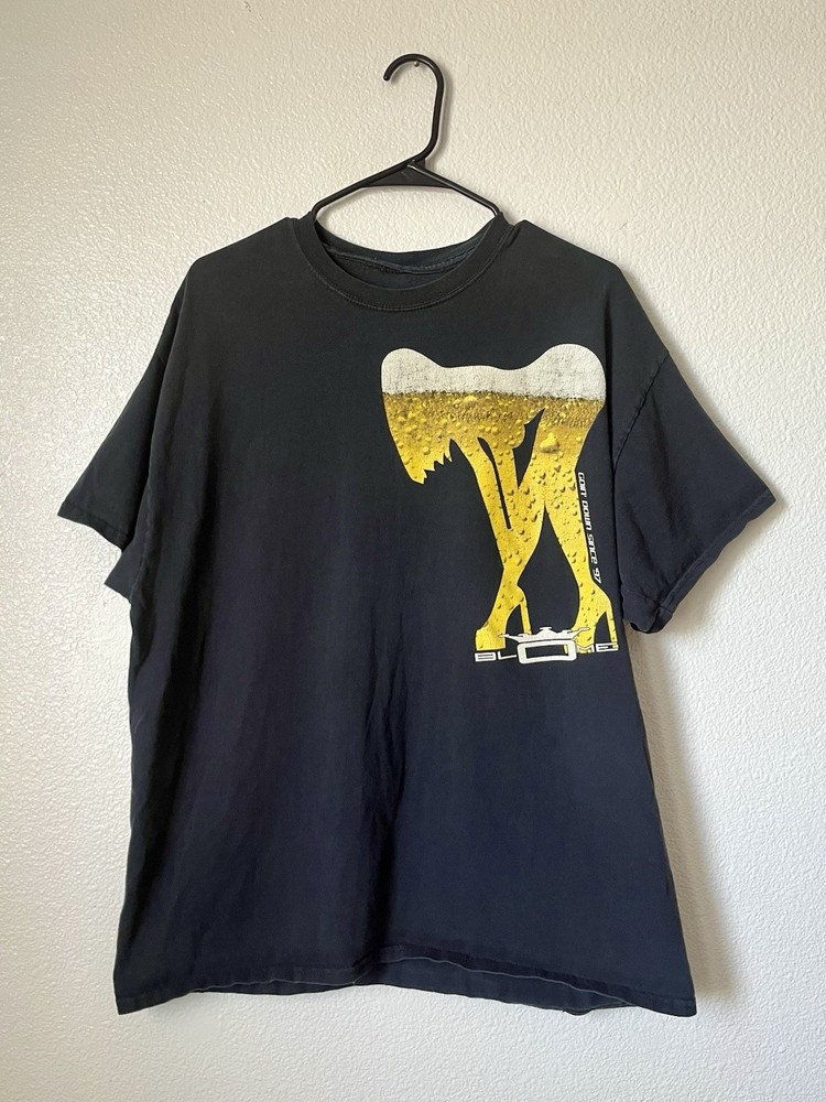 Vintage Y2K Parody “Blo-me” Woman Body Filled with Beer Casual/Party Shirt XL