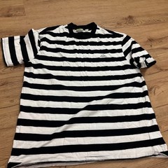 Guess X IDK Black White Striped Tshirt Size Small Asap