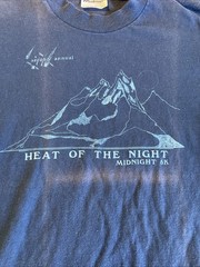 1980’s Stedman Hi- Crew Graphic Runners T-Shirt, Heat Of The Night, S-M