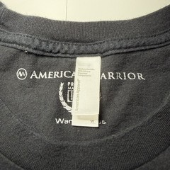 American Warrior Graphic T Shirt XL Black Born Bred Freedom USA Made