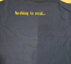 BEATLES Yellow Submarine Nothing is real Blue T-Shirt XL