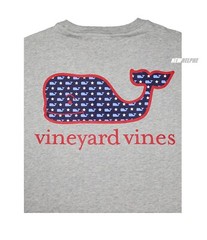 NWT Vineyard Vines Men SS Whale Pocket Crew T-Shirt Tee “STARS AND WHALES WF”