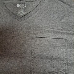 3 Shirt Lot-Duluth Mens Short Sleeve Cotton Crew Neck Redhead Henley Shirt Pockt