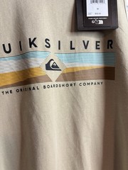 Quiksilver Men’s Boardshort Arch Muscle Tank Top in Plaza Taupe/Twill Medium New