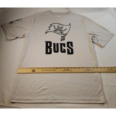 Tampa Bay Buccaneers Bud Light Shirt Mens Large Gray Team 365 NFL Performance