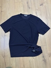 Corneliani Polyamide Navy Blue Crewneck T-shirt sz 58