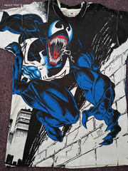 Vintage Marvel 1993 Venom T-Shirt Comic Spiderman Carnage 90s Size XL