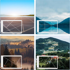 10 Pcs Golden Ratio View Finder Tools for Perfect Photography & Art Composition