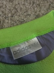Ultra Rare Vintage 80s Adidas x Stüssy Beachwear Short Sleeve Top – Size L