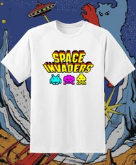 Space Invaders Retro Video game arcade T Shirt Adult & Youth Sizes Fast Ship!!