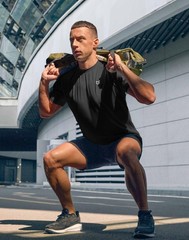 Men’s Athletic Workout T-Shirts Moisture Wicking Cooling Running Shirts Short…