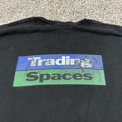 Vintage Discovery Channel TLC Trading Spaces T-Shirt Xl Promo Black Short Sleeve