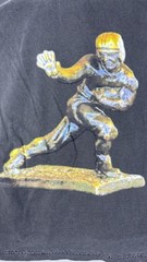 Shaka Wear Shirt Mens Medium Garment Dye Graphic Football Trophy Back Streetwear