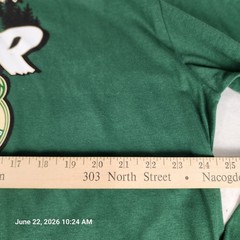 Milwaukee Bucks Fanatics Mens 2XL Longsleeve Green T-Shirt Fear The Deer NBA New
