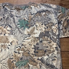 Vintage Ace Sportswear PA Outdoor Camo Single Stitch Shirt Men’s XL Made In USA